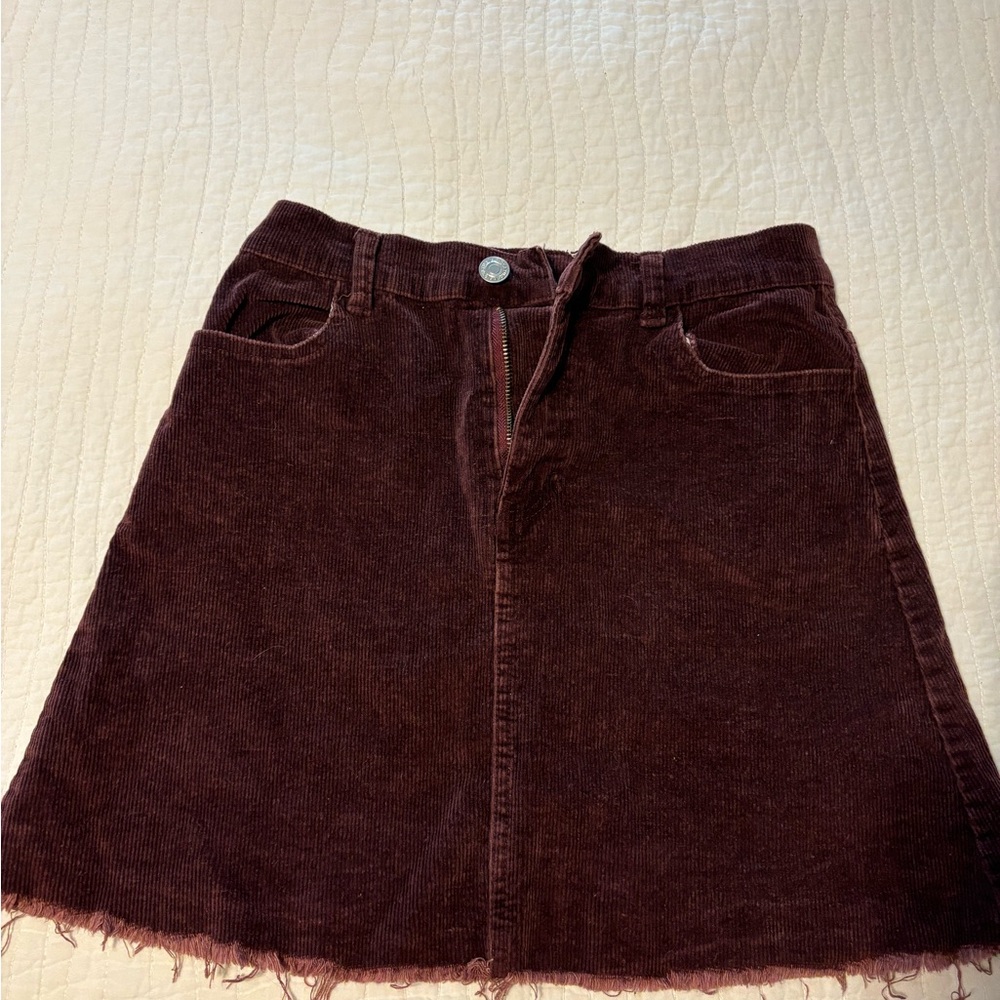 Vestique corduroy mini skirt